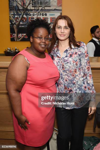 Janelle Matthews and Jamilya Aliva attend the Detroit special screening at the Crosby Street Hotel on July 27, 2017 in New York City.