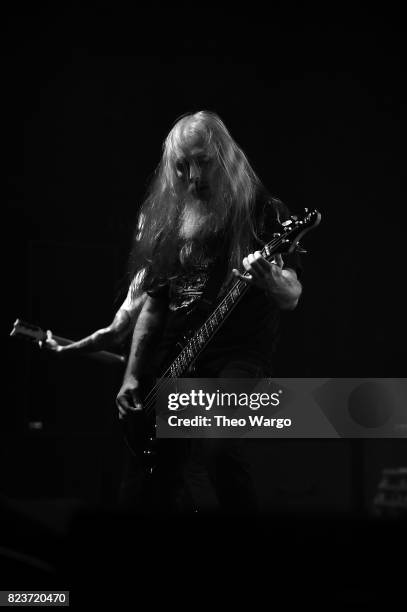 John Campbell of Lamb of God performs during Slayer With Lamb Of God And Behemoth In Concert at The Theater at Madison Square Garden on July 27, 2017...