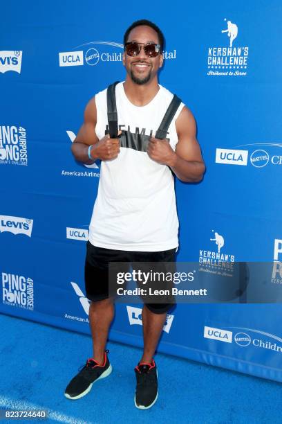 Jaleel White at Clayton Kershaw's 5th Annual Ping Pong 4 Purpose Celebrity Tournament at Dodger Stadium on July 27, 2017 in Los Angeles, California.