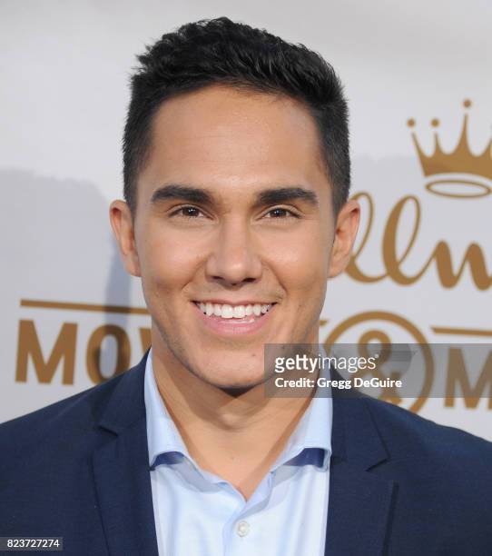 Carlos PenaVega arrives at the 2017 Summer TCA Tour - Hallmark Channel And Hallmark Movies And Mysteries at a private residence on July 27, 2017 in...