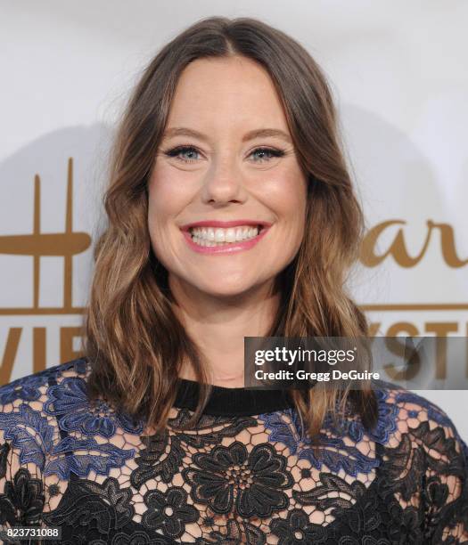 Ashley Williams arrives at the 2017 Summer TCA Tour - Hallmark Channel And Hallmark Movies And Mysteries at a private residence on July 27, 2017 in...