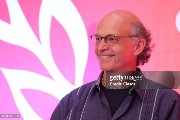 Juan Carlos Rulfo looks on during a press conference of 'Tres Directores Fuera de Cuadro' as part of Giff 2017 activities on July 27, 2017 in...