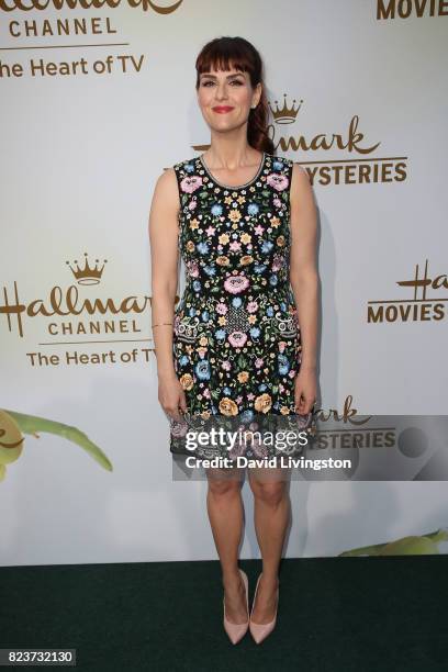 Actress Sara Rue attends the Hallmark Channel and Hallmark Movies and Mysteries 2017 Summer TCA Tour on July 27, 2017 in Beverly Hills, California.
