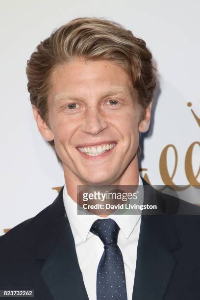 Actor Andrew Francis attends the Hallmark Channel and Hallmark Movies and Mysteries 2017 Summer TCA Tour on July 27, 2017 in Beverly Hills,...