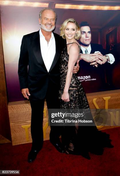 Kelsey Grammer and Greer Grammer attend the premiere of Amazon Studios 'The Last Tycoon' at the Harmony Gold Preview House and Theater on July 27,...