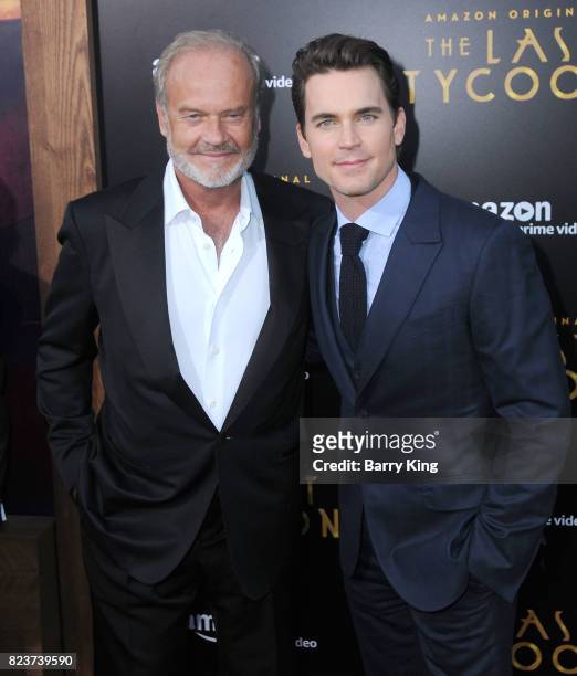 Actors Kelsey Grammer and Matt Bomer attend the premiere of Amazon Studios' 'The Last Tycoon' at the Harmony Gold Preview House and Theater on July...