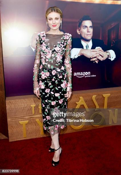 Bar Paly attends the premiere of Amazon Studios 'The Last Tycoon' at the Harmony Gold Preview House and Theater on July 27, 2017 in Hollywood,...