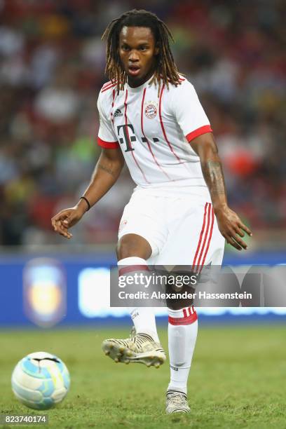 Renato Sanches of Bayern Muenchen runs with the ball during the International Champions Cup 2017 match between Bayern Muenchen and Inter Milan at...