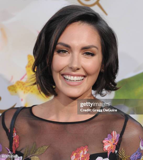 Taylor Cole arrives at the 2017 Summer TCA Tour - Hallmark Channel And Hallmark Movies And Mysteries at a private residence on July 27, 2017 in...