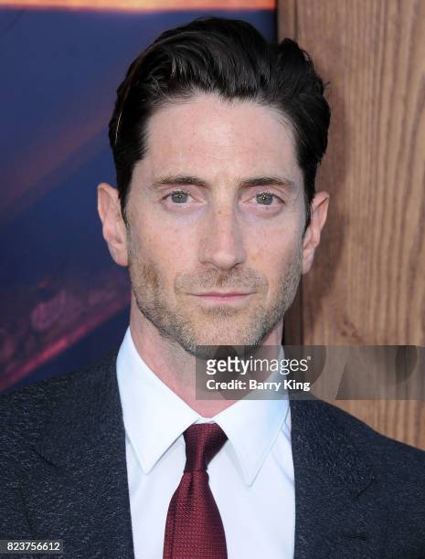 Actor Iddo Goldberg attends the premiere of Amazon Studios' 'The Last Tycoon' at the Harmony Gold Preview House and Theater on July 27, 2017 in...