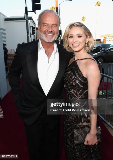 Actors Kelsey Grammer and Greer Grammer at the Amazon Prime Video premiere of the original drama series "The Last Tycoon" at Harmony Gold Theatre on...