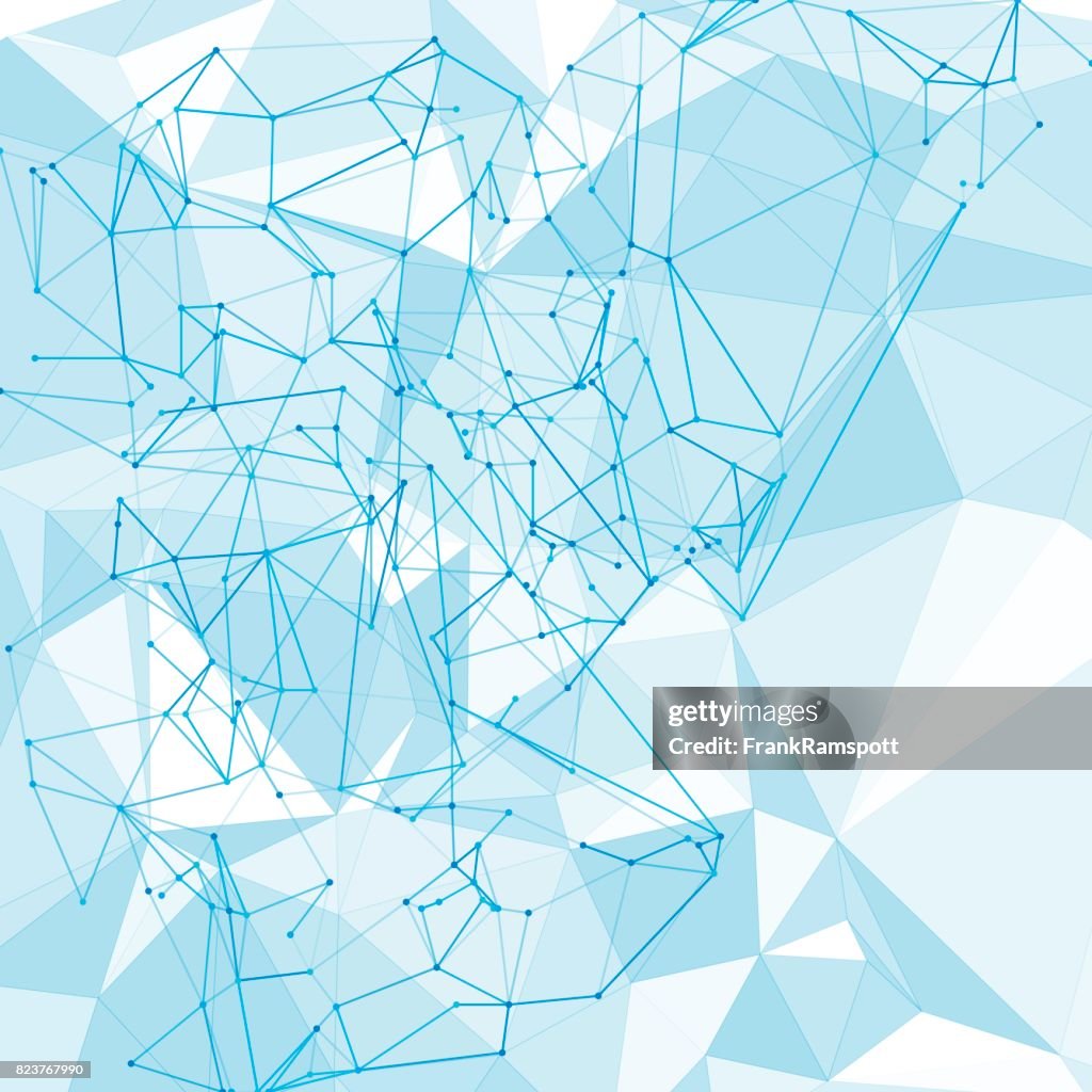 Blue Sky Vector Network Nodes Pattern High-Res Vector Graphic - Getty ...