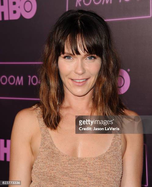 Actress Katie Aselton attends the premiere of "Room 104" at Hollywood Forever on July 27, 2017 in Hollywood, California.