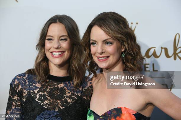 Actresses Ashley Williams and Kimberly Williams-Paisley attend the Hallmark Channel and Hallmark Movies and Mysteries 2017 Summer TCA Tour on July...
