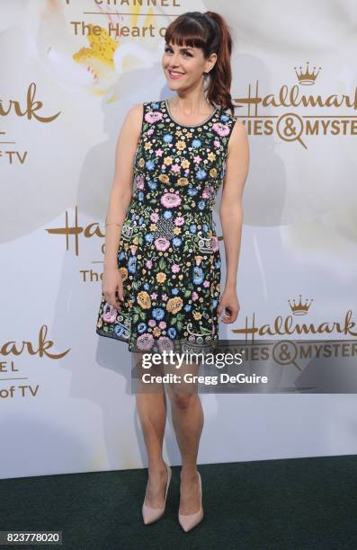 Sara Rue arrives at the 2017 Summer TCA Tour - Hallmark Channel And Hallmark Movies And Mysteries at a private residence on July 27, 2017 in Beverly...