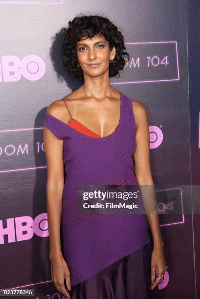 Poorna Jagannathan attends HBO "Room 104" Premiere at Hollywood Forever on July 27, 2017 in Hollywood, California.