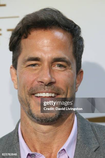 Actor Shawn Christian attends the Hallmark Channel and Hallmark Movies and Mysteries 2017 Summer TCA Tour on July 27, 2017 in Beverly Hills,...