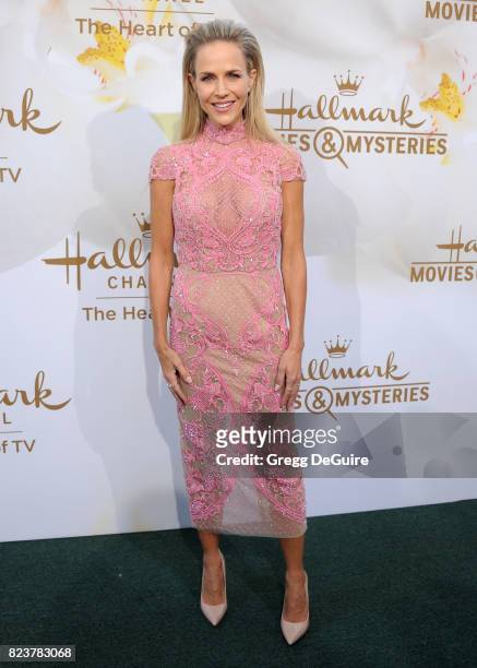 Julie Benz arrives at the 2017 Summer TCA Tour - Hallmark Channel And Hallmark Movies And Mysteries at a private residence on July 27, 2017 in...