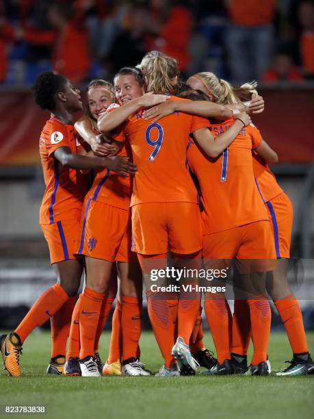 Liza van der Most of Holland Women, Jackie Groenen of Holland Women, Sherida Spitse of Holland Women, Vivianne Miedema of Holland Women, Lieke...