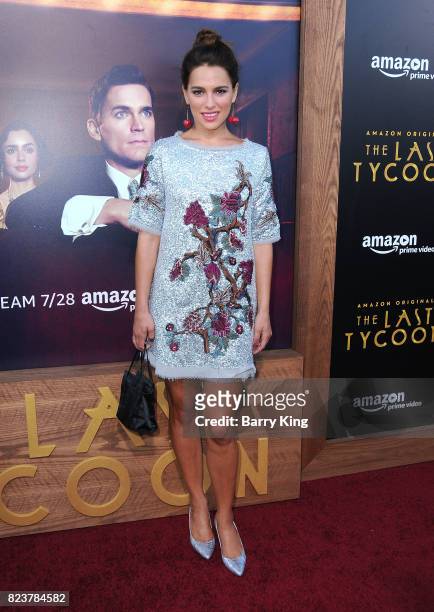 Actress Melia Kreiling attends the premiere of Amazon Studios' 'The Last Tycoon' at the Harmony Gold Preview House and Theater on July 27, 2017 in...