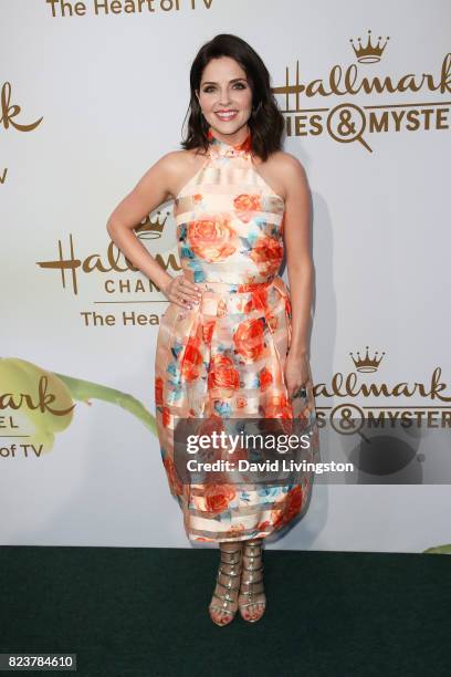 Actress Jen Lilley attends the Hallmark Channel and Hallmark Movies and Mysteries 2017 Summer TCA Tour on July 27, 2017 in Beverly Hills, California.