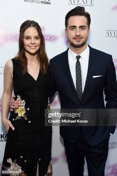 Actor Sarah Ramos and director Matt Spicer attend the Los Angeles Premiere of "Ingrid Goes West" presented by SVEDKA Vodka and Avenue Los Angeles at...