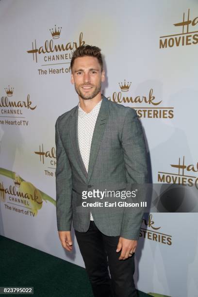 Andrew Walker attends the 2017 Summer TCA Tour-Hallmark Channel And Hallmark Movies and Mysteries at a private residence on July 27, 2017 in Beverly...