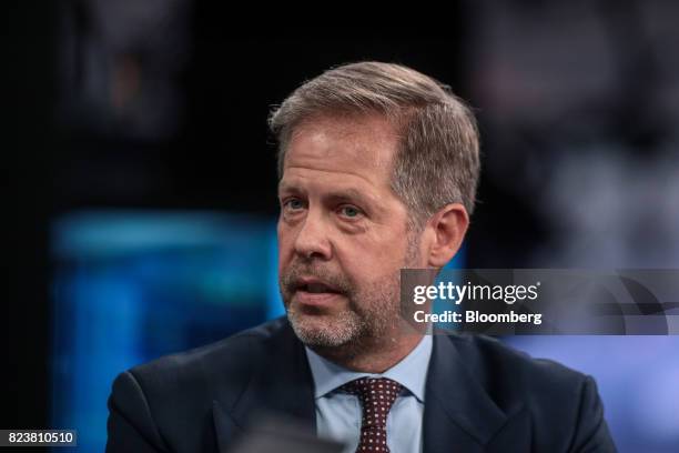 Niccolo Barattieri, chief executive officer of Northacre Plc, speaks during a Bloomberg Television interview in London, U.K., on Friday, July 28,...