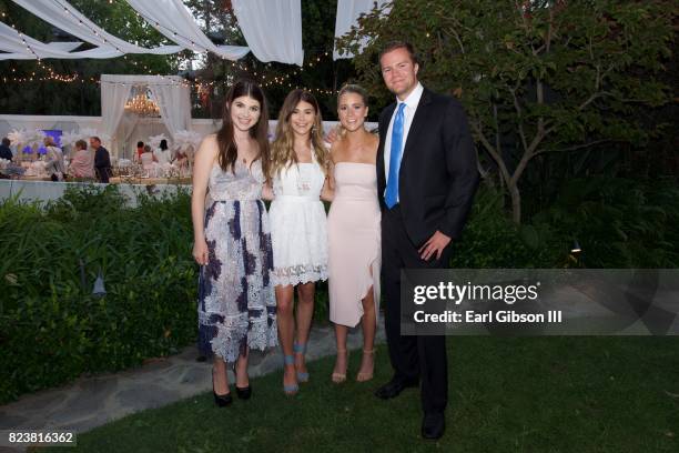 Isabella Rose Giannulli, Jade Giannulli, Cassidy Gifford and Cody Gifford attend the 2017 Summer TCA Tour-Hallmark Channel And Hallmark Movies And...