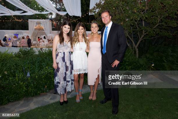 Isabella Rose Giannulli, Jade Giannulli, Cassidy Gifford and Cody Gifford attend the 2017 Summer TCA Tour-Hallmark Channel And Hallmark Movies And...