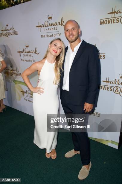 Becca Tobin attends the 2017 Summer TCA Tour-Hallmark Channel And Hallmark Movies And Mysteries at a private residence on July 27, 2017 in Beverly...