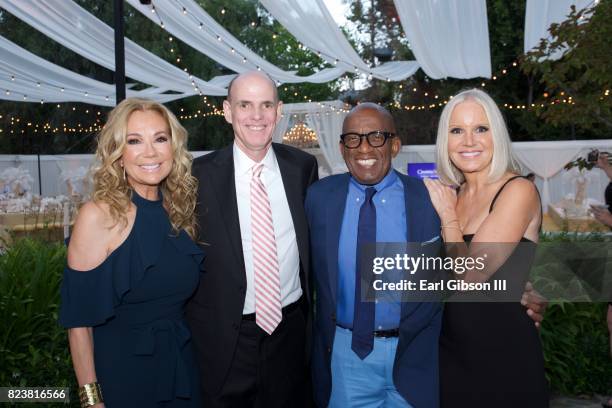 Kathie Lee Gifford, William Abbott, Al Roker and Michelle Vicary attend the 2017 Summer TCA Tour-Hallmark Channel And Hallmark Movies And Mysteries...