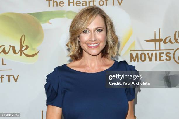 Actress Nikki DeLoach attends the Hallmark Channel And Hallmark Movies And Mysteries 2017 Summer TCA Tour at on July 27, 2017 in Beverly Hills,...