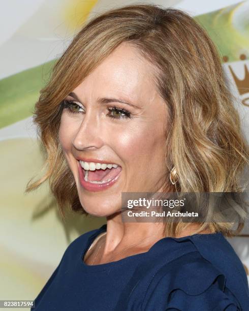 Actress Nikki DeLoach attends the Hallmark Channel And Hallmark Movies And Mysteries 2017 Summer TCA Tour at on July 27, 2017 in Beverly Hills,...