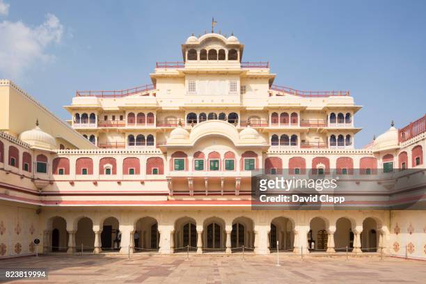 the city palace, jaipur, rajasthan, india - peace palace stock-fotos und bilder