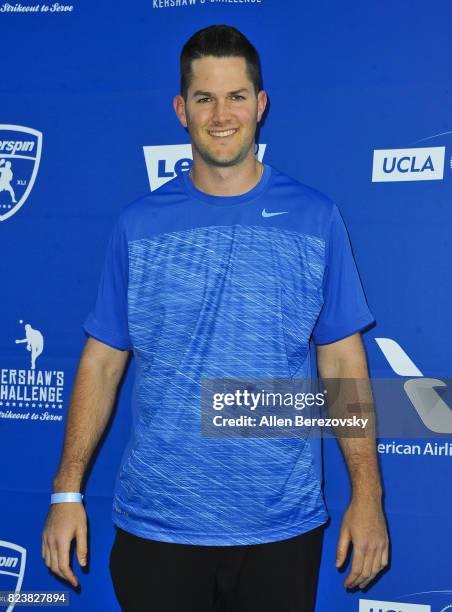 Dodgers baseball player Ross Stripling attends the 5th Annual Ping Pong 4 Purpose on July 27, 2017 in Los Angeles, California.