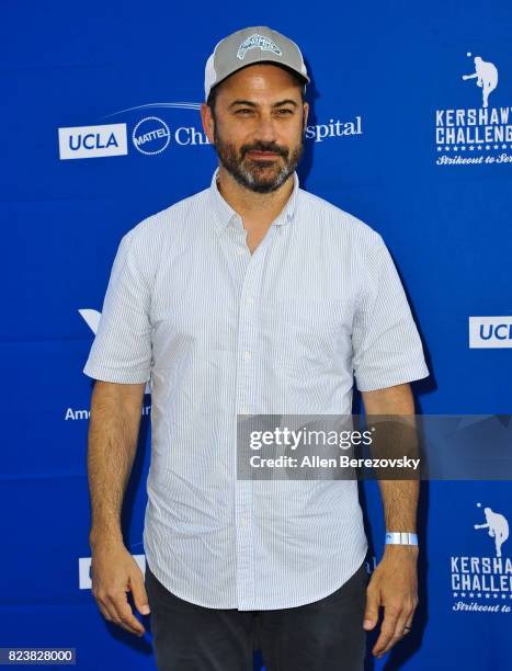 Host Jimmy Kimmel attends the 5th Annual Ping Pong 4 Purpose on July 27, 2017 in Los Angeles, California.