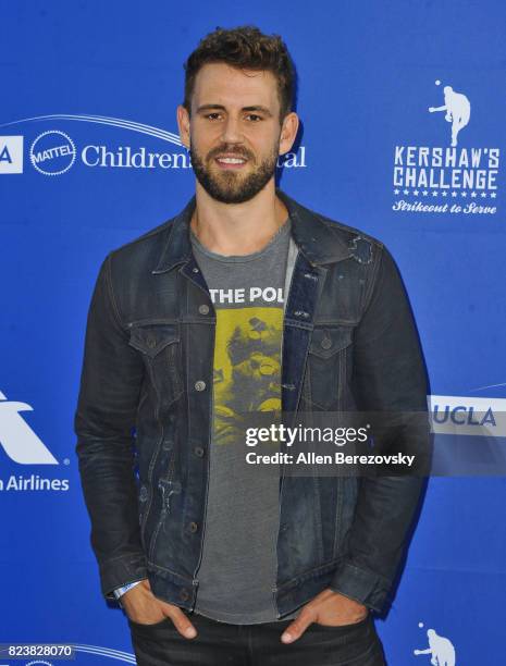 Bachelor" alum Nick Viall attends the 5th Annual Ping Pong 4 Purpose on July 27, 2017 in Los Angeles, California.