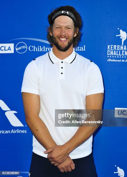 Clayton Kershaw attends the 5th Annual Ping Pong 4 Purpose on July 27, 2017 in Los Angeles, California.