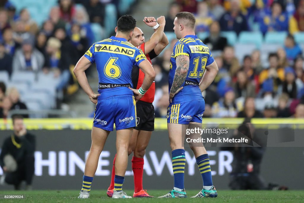 NRL Rd 21 - Eels v Broncos