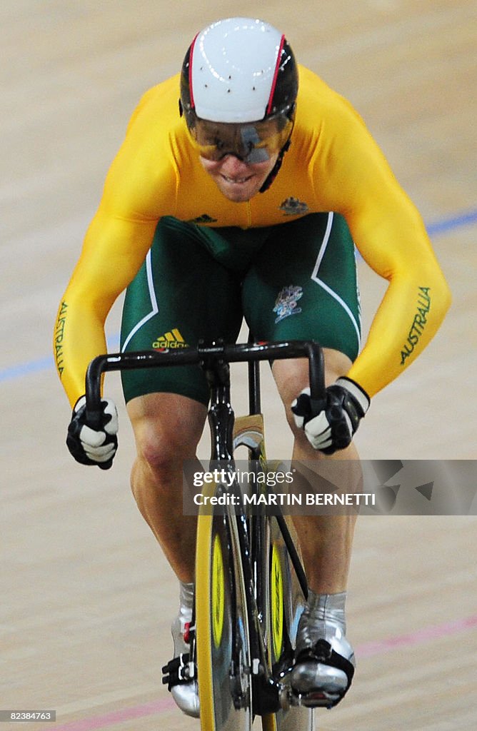 Track cyclist Mark French of Australia c