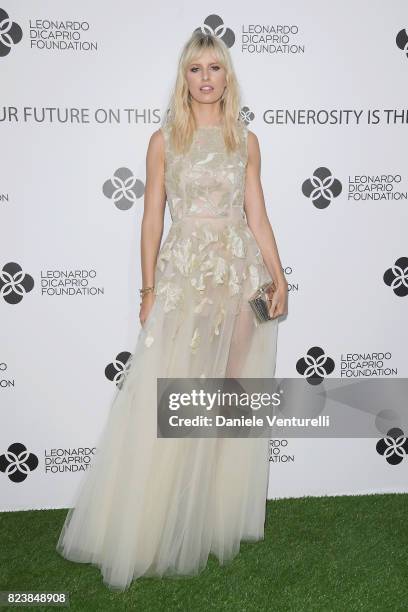 Karolina Kurkova attends the Leonardo DiCaprio Foundation 4th Annual Saint-Tropez Gala at Domaine Bertaud Belieu on July 27, 2017 in Saint-Tropez,...