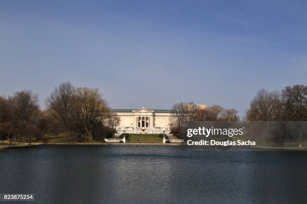scenic lake in the winter season - cleveland art museum stock pictures, royalty-free photos & images