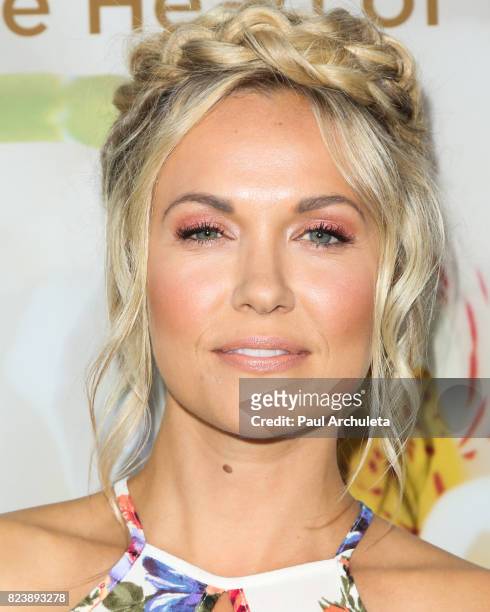 Actress Emilie Ullerup attends the Hallmark Channel And Hallmark Movies And Mysteries 2017 Summer TCA Tour at on July 27, 2017 in Beverly Hills,...