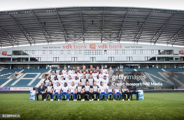 Ghelamco arena Belgium Teampresentation KAA Gent 2017-18"n"nBack Row from L-R:"nBert Bogaert / Stefan MITROVIC / Renato NETO / Youn CZEKANOWICZ /...