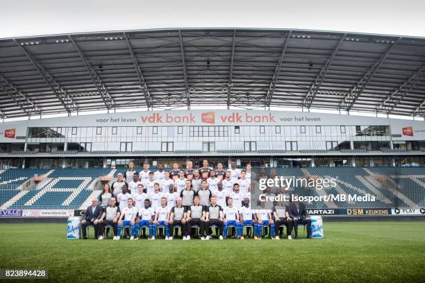 Ghelamco arena Belgium Teampresentation KAA Gent 2017-18"n"nBack Row from L-R:"nBert Bogaert / Stefan MITROVIC / Renato NETO / Youn CZEKANOWICZ /...