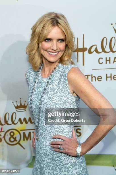 Actress Courtney Thorne-Smith arrives for the 2017 Summer TCA Tour - Hallmark Channel And Hallmark Movies And Mysteries on July 27, 2017 in Beverly...