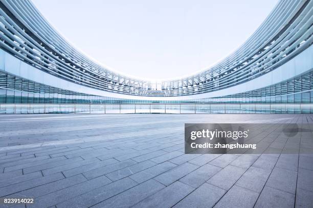 beijing empty car park sunset - china world trade center stock pictures, royalty-free photos & images