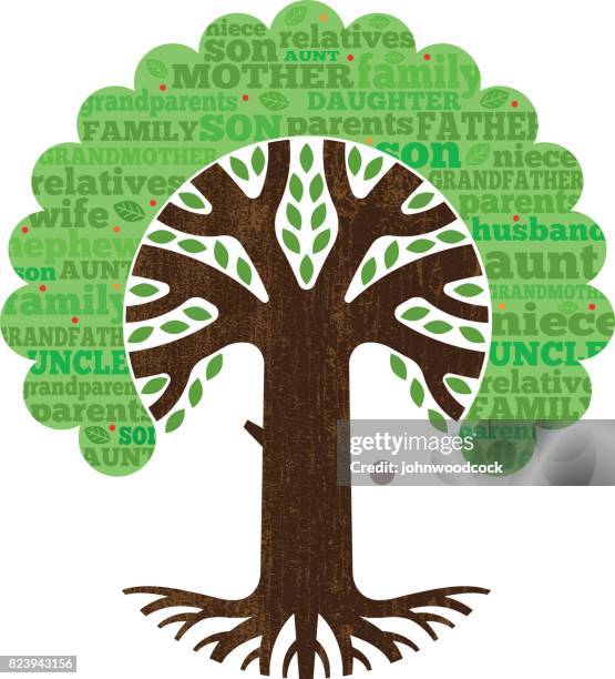 Simple Family Tree Visual Simple Family Tree Vector Illustration High-Res Vector Graphic - Getty ...