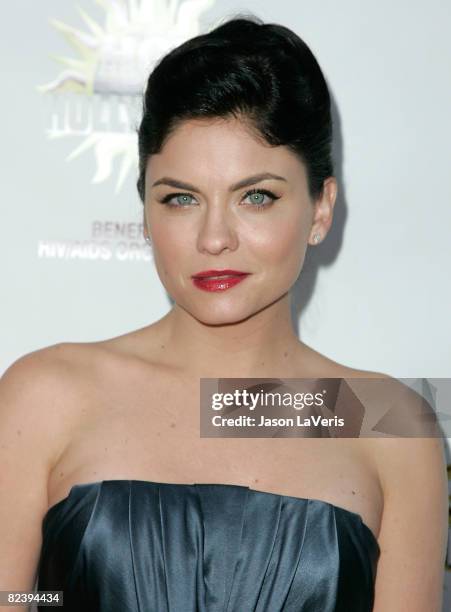 Actress Jodi Lyn O'Keefe attends the 3rd annual "Hot In Hollywood" event at The Avalon on August 16, 2008 in Hollywood, California.